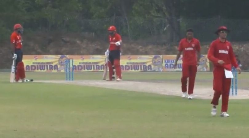 Watch: Canadian Cricketers Ravinderpal Singh and Hamza Tariq hilarious run out against Denmark