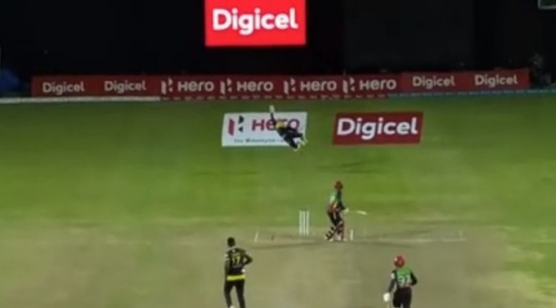 Glenn Phillips grabs spectacular one-handed stunner: The Tallawahs wicket-keeper put on display an incredible fielding effort last night.