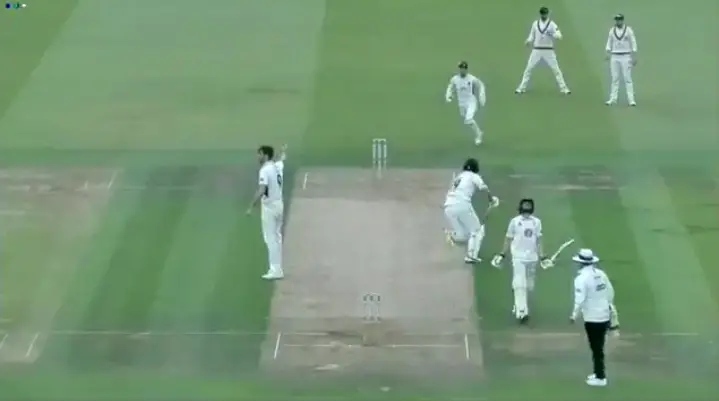 Batsman runs out because of Non-Striker in Middlesex County Match