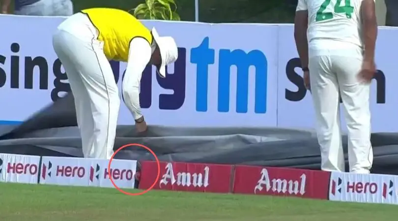 South African fielders clueless as ball gets lost: Hilarious scenes were witnessed in the second session of Day 2 in Visakhapatnam.