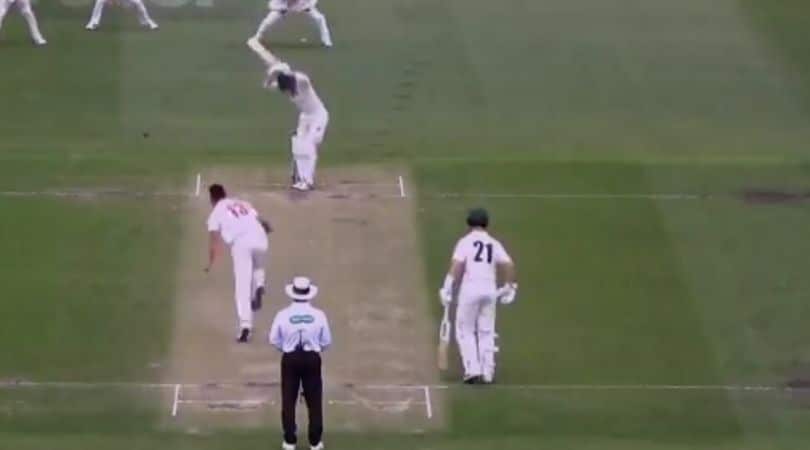 WATCH: George Bailey gets out for Duck in his last first class innings